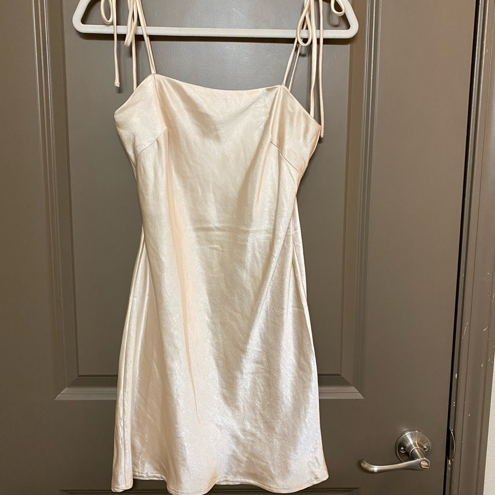 Tie-strap cocktail dress